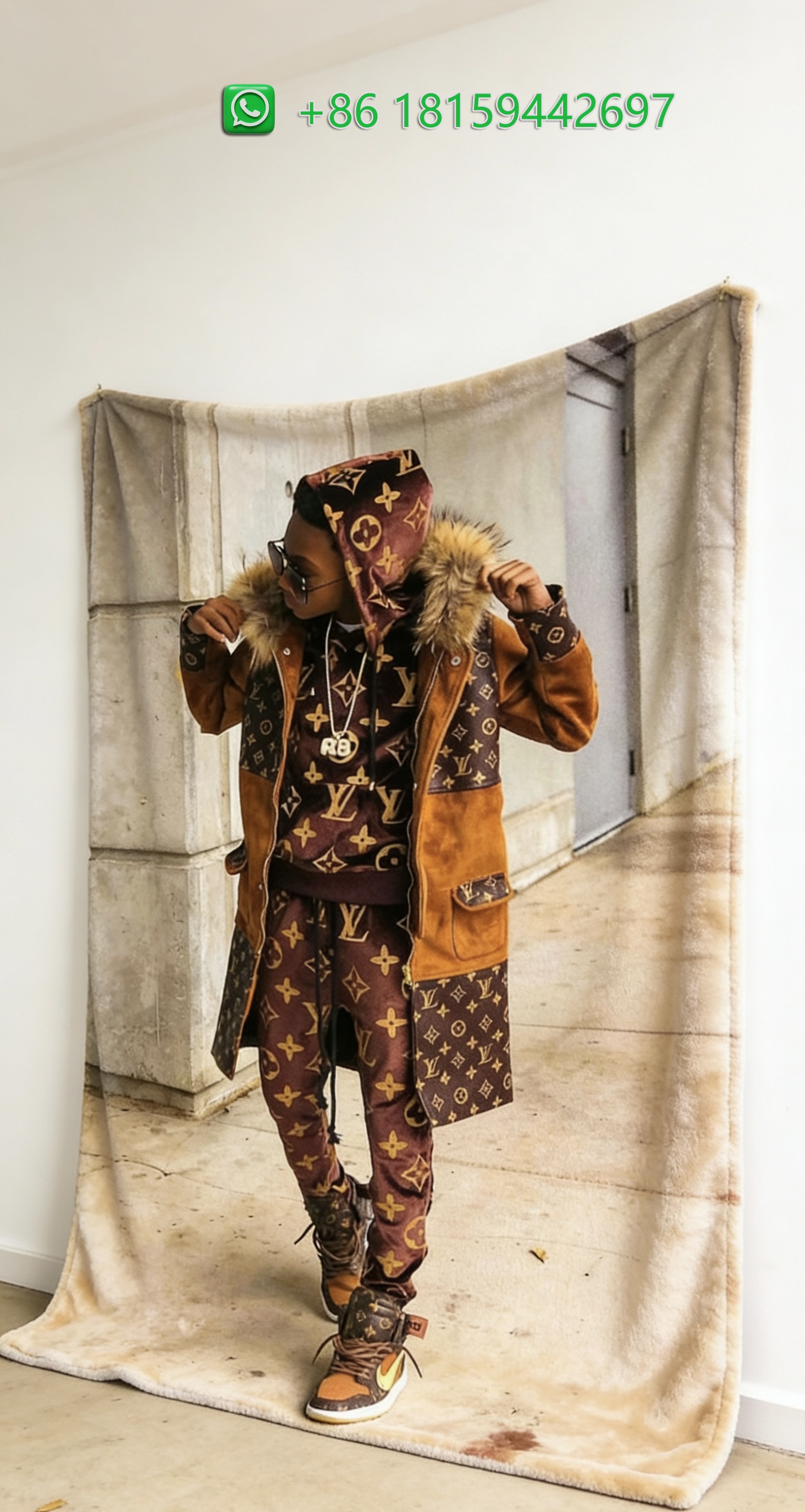 Louis Vuitton Throw Blankets